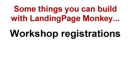 The Landing Page Monkey