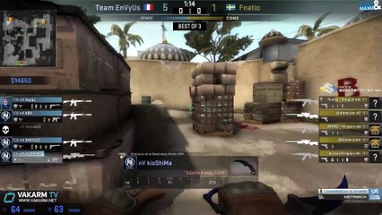 IOS Pantamera - EnVyUs vs Fnatic - Demi-Finale - Dust2