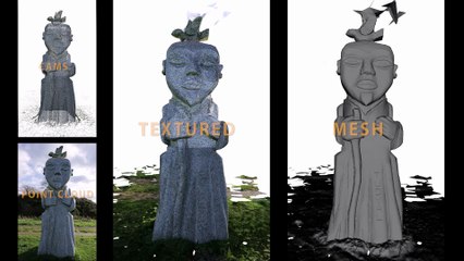 Carnoët, la vallée des saints 3D - Tudual (january 2015)