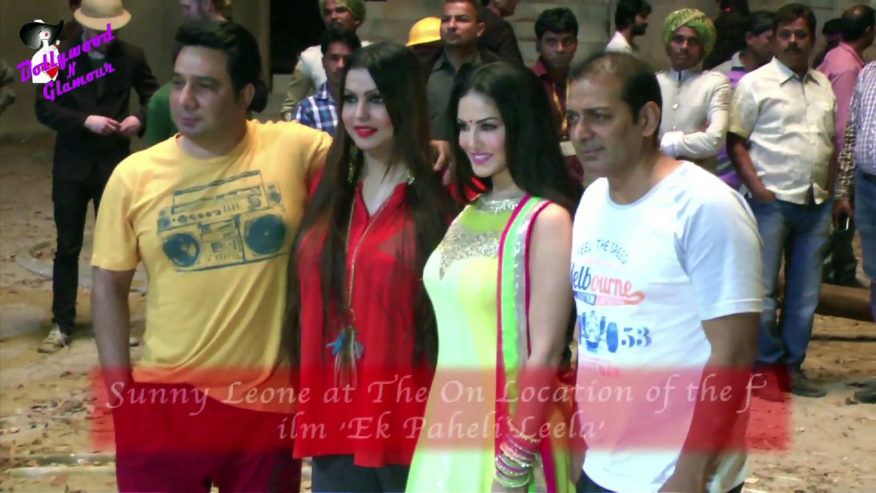Sunny Leone at The On Location of the f ilm 'Ek Paheli Leela'