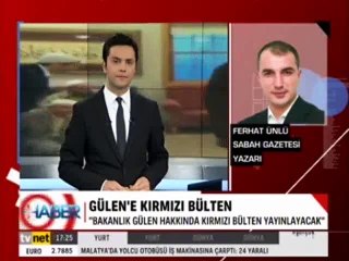 Gülen için Kırmızı Bülten Ferhat Ünlü - Ahmet Rıfat