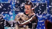 Ashleigh and Pudsey on their out of this world experience of Britains Got Talent