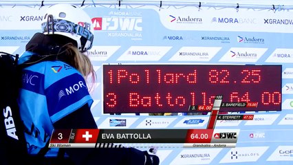 FJWC15 - Run of Synnøve Medhus(NOR) in Grandvalira (AND)