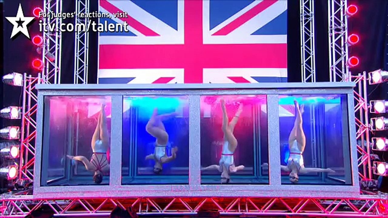 Aquabatique synchronized swimmers Britains Got Talent 2012 Final UK version