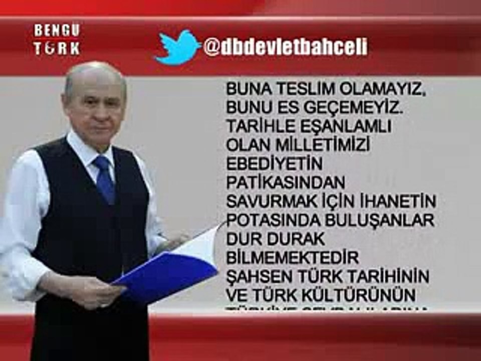 DEVLET BAHÇELİ'DEN AÇIKLAMA - 08.02.2015