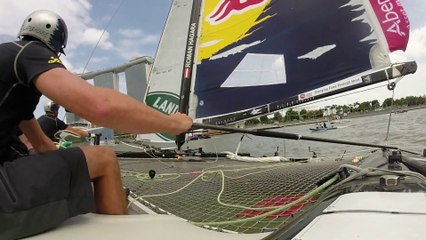 Les Extreme Sailing Series 2015 : Act 1, Singapore - Day 3 low down