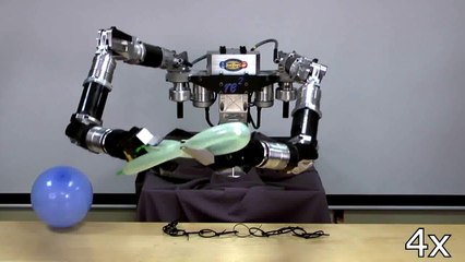 Un Robot d'une precision extrême fait des animaux en ballon!