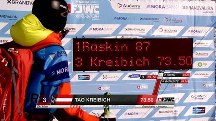 FJWC15 - Run of Hank Bilous(NZL) in Grandvalira (AND)