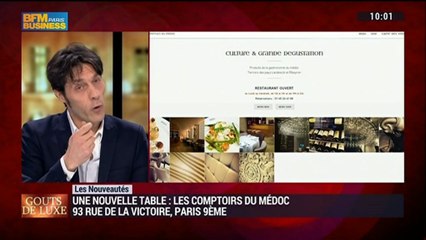 Les nouveautés parisiennes de la semaine: Nicolas Tissier ouvre "Les Comptoirs du Médoc" à Paris (1/5) - 08/02