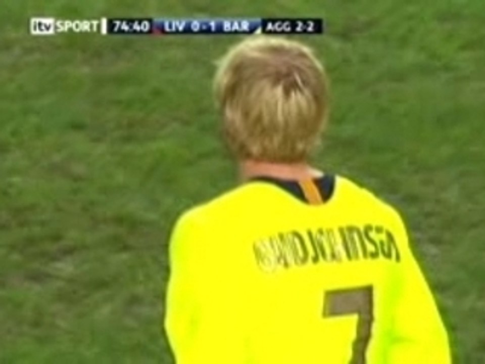 LFC - Barca | 0-1 Gudjohnsen