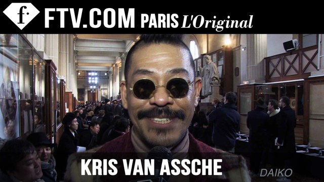 Kris Van Assche Front Row | Paris Men Fashion Week F/W15 | FashionTV