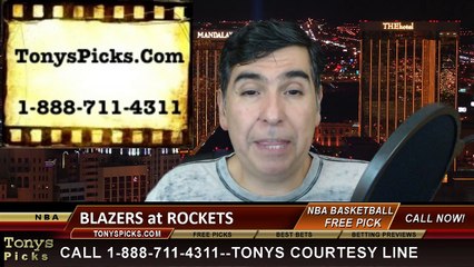 Download Video: Houston Rockets vs. Portland Trailblazers Free Pick Prediction NBA Pro Basketball Odds Preview 2-8-2015