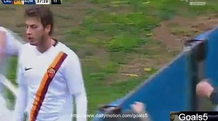 Adem Ljajic Goal Cagliari 0 - 1 AS Roma Serie A 8-2-2015