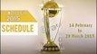 ICC Cricket World Cup 2015 Schedule_ All Match Fixtures