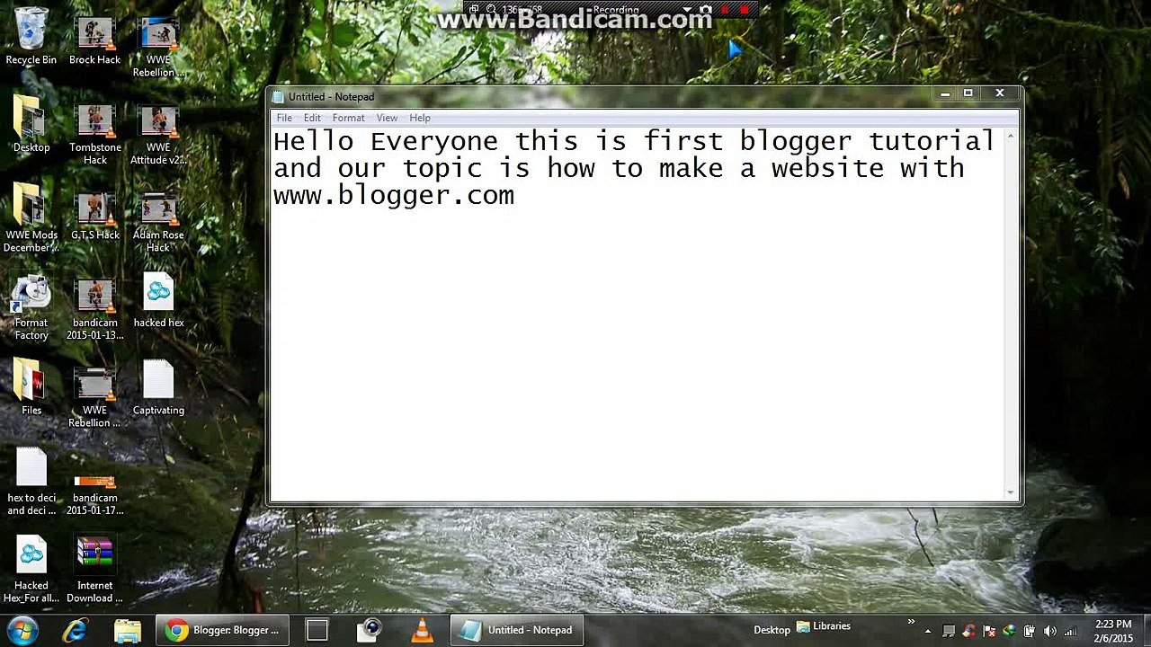 Blogger - 1.How To Make a Website for Free