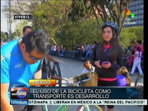 México: ciclistas en D.F. ruedan para exigir respeto a sus derechos