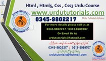 Html Css Html5 Css3 Urdu Tutorials  Lesson 171 Editing html5 layouts menu
