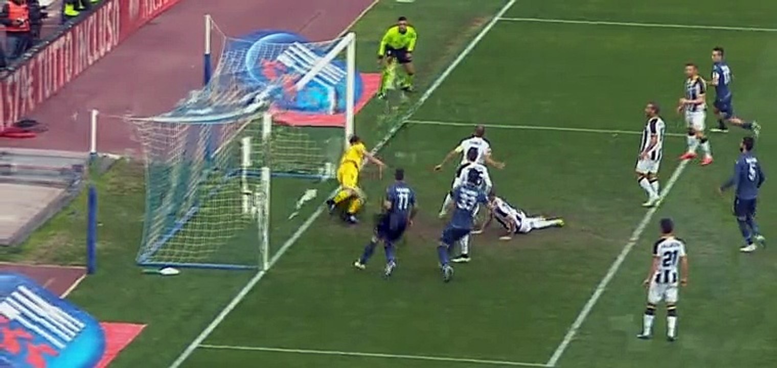 Goal Thereau C. (Own goal) - Napoli 3 - 1 Udinese - Serie A - 08/02/2015