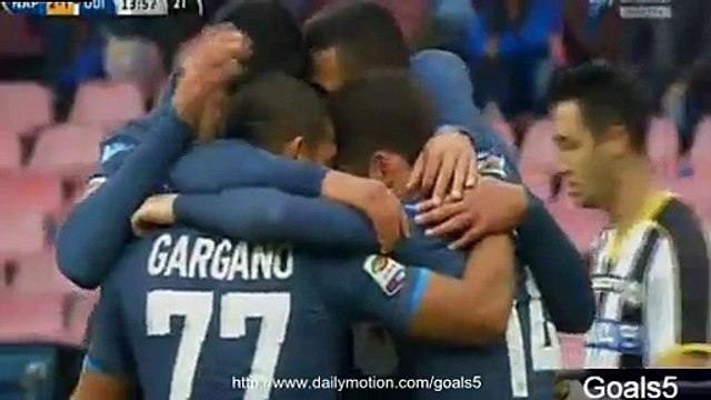 Thereau Own Goal Napoli 3 - 1 Udinese Serie A 8-2-2015