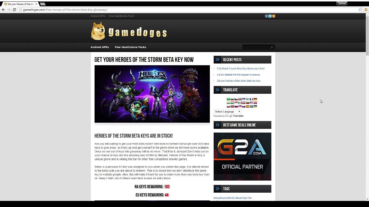 How to get a Heroes of the Storm beta key for free! Simple and easy guide