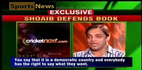 Shoaib Akhtar Thrashes Indian Media -