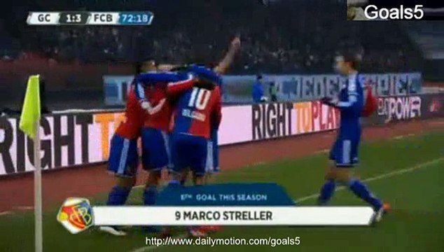 Streller M Goal Grasshoppers 1 - 3 Basel Swiss Super League 8-2-2015