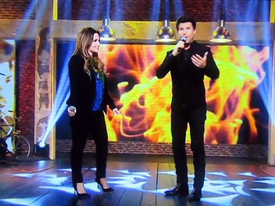 notre vincent dans l'émission du coté de chez dave en duo avec hélène segara sur la chanson vivo per lei