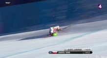 Ski: la terrible chute d'Ondrej Bank lors de la descente du combiné