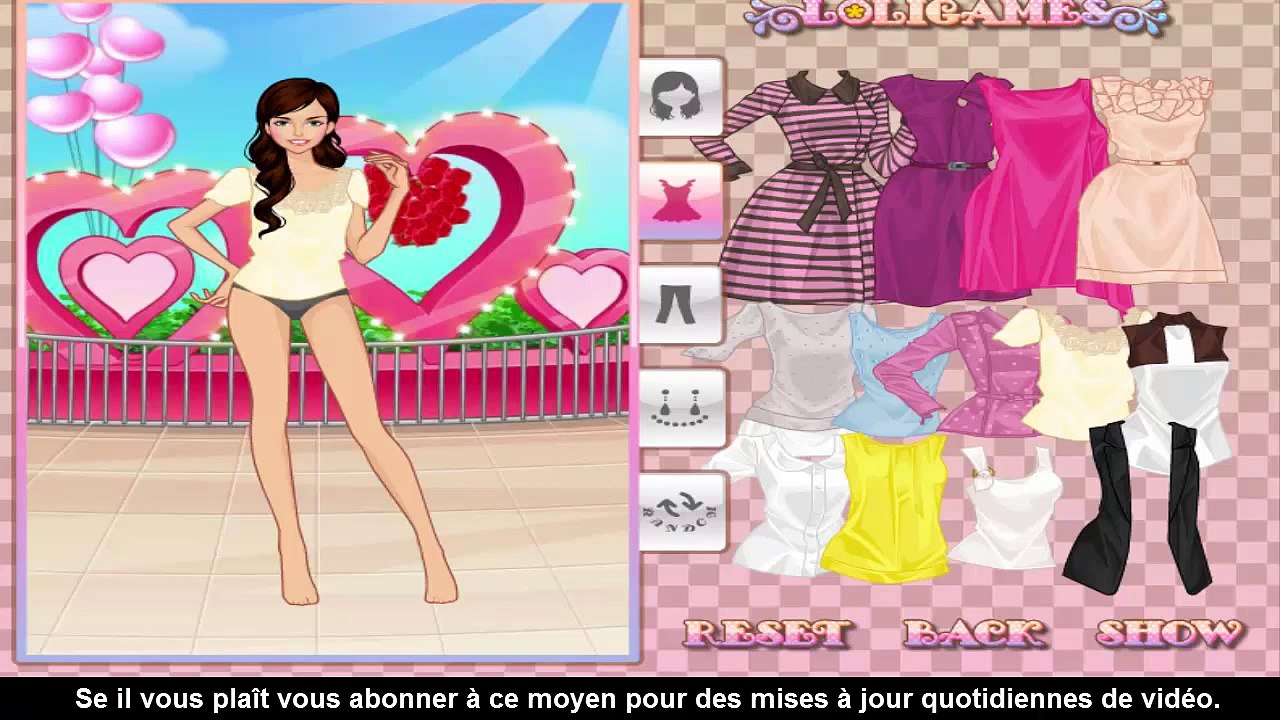 Jeux de la Saint-Valentin - valentine heureux jeu d'habillage pour les enfants