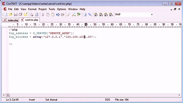 65 - Getting Visitors IP Address