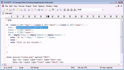 72 - Using htmlentities for Security_‏