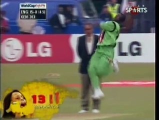 __Rare__ England vs Kenya World Cup 1999 Group Match HQ Incomplete Highlights