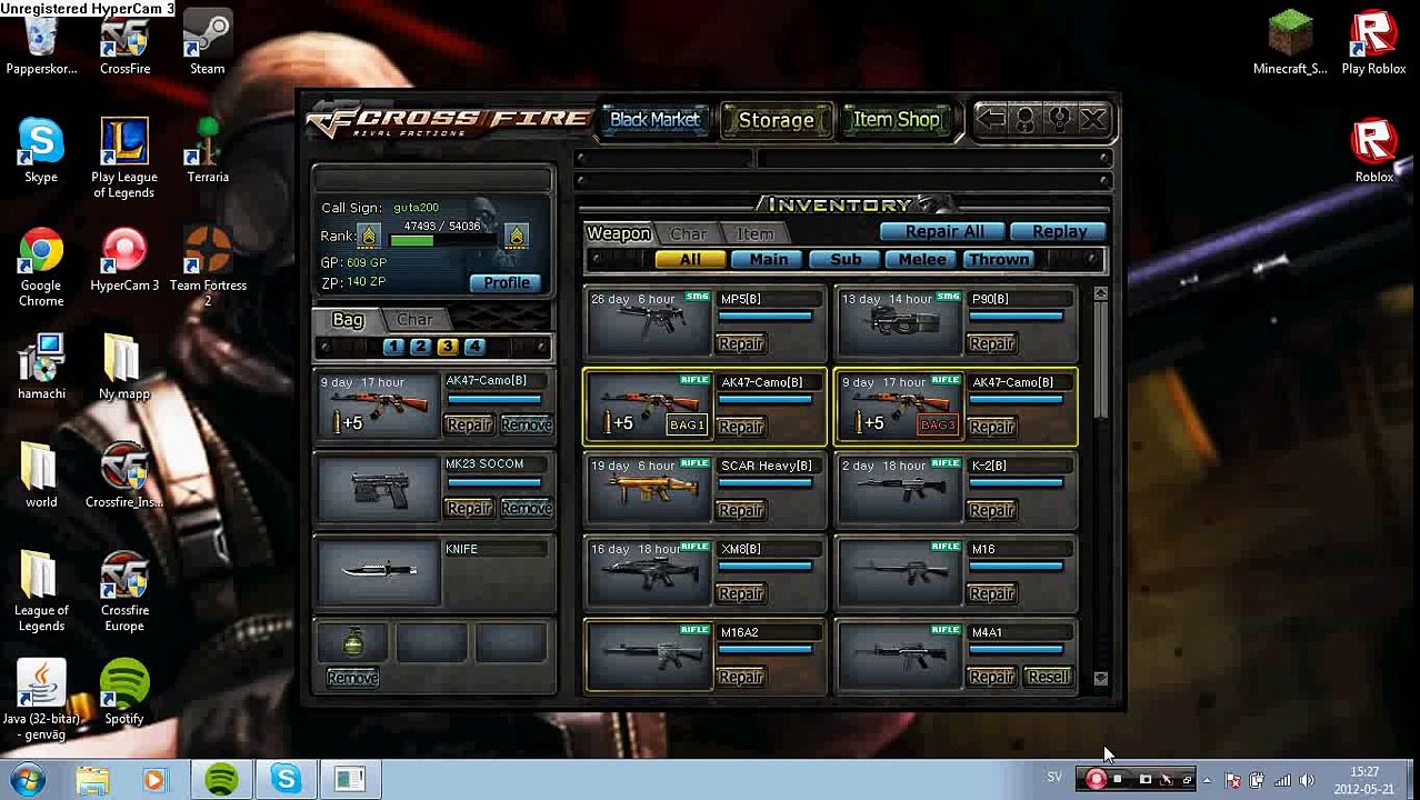 Buy Sell Accounts - Crossfire account (Guta200