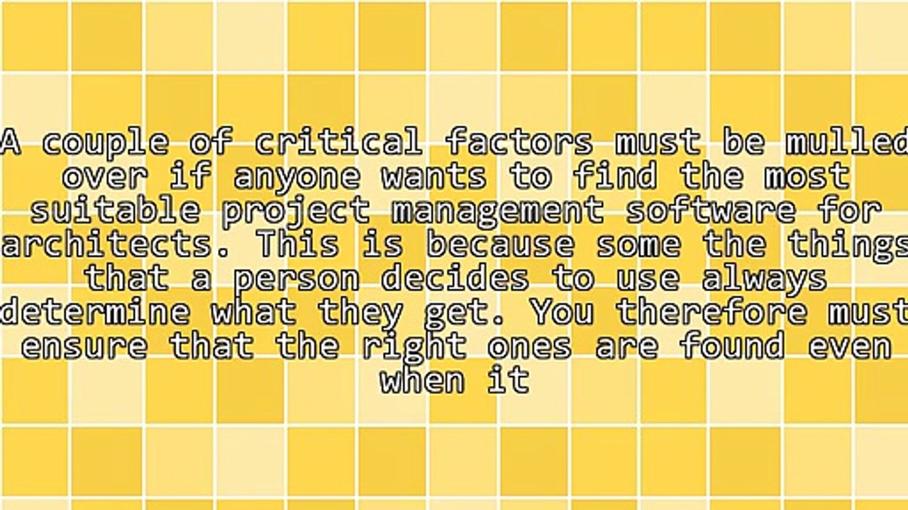 Looking For Project Management Software For Architects