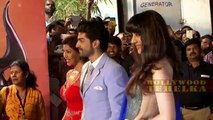Bollywood Bebs Cleavage Line Expose With Gurmeet at 60th Britannia Filmfare Awards 2015