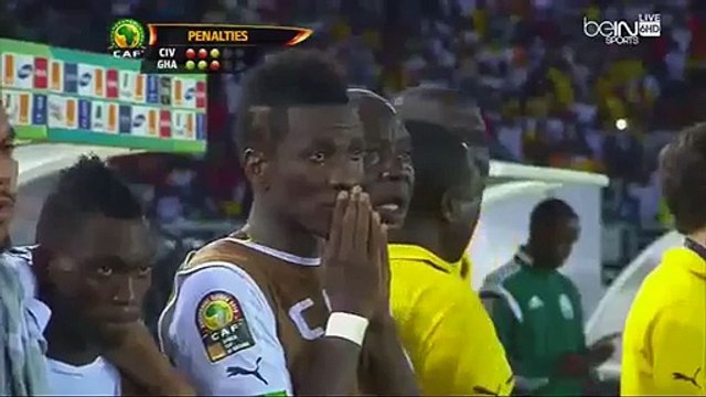 ‫ركلات جزاء مباراة كوت ديفوار وغانا 9-8 نهائي كأس افريقيا عصام الشوالي‬‎