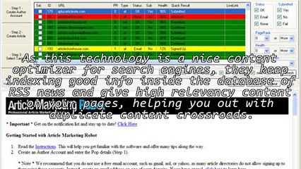 Web Site Content and How to Succeed with Article Marketing