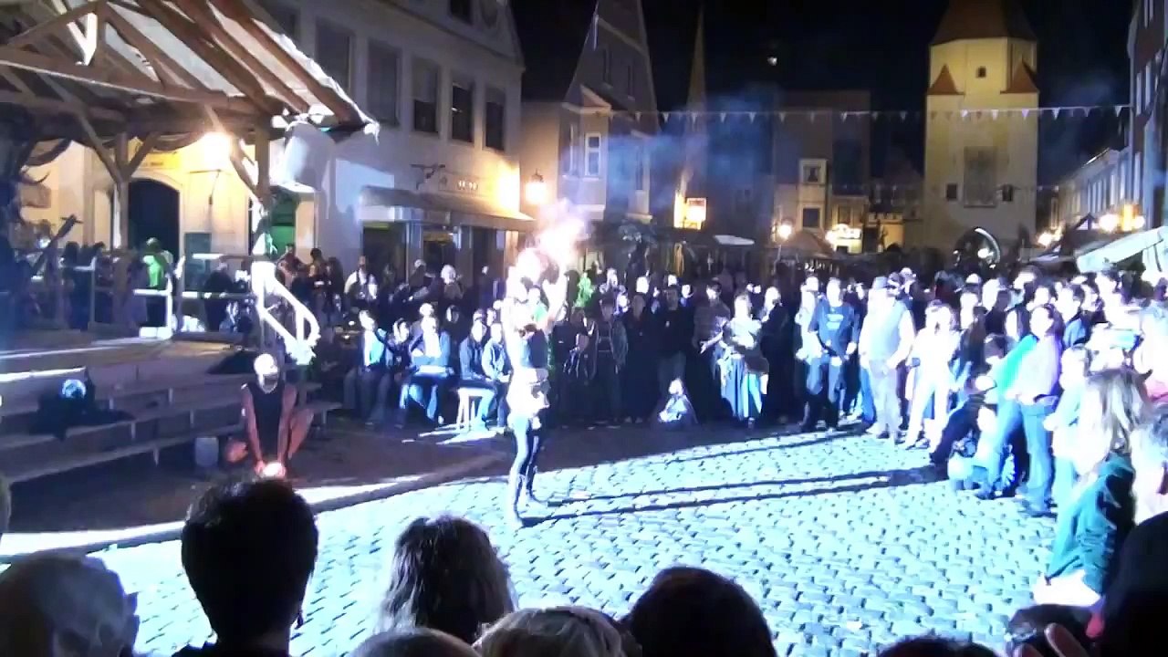 Mittelalterliche Markttage Aichach 2012: Impressionen der Nacht