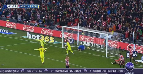 ميسي يقود برشلونة لكسر عقدة بلباو ومطاردة الريال