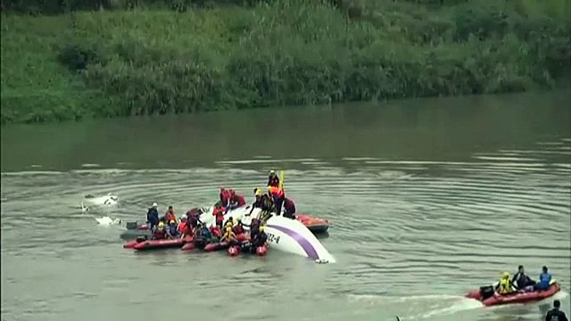 Pesawat GE235 TransAsia Taiwan Video Detik2 Terakhir Ketika Terhempas