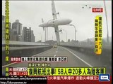 Taiwan plane with 58 aboard crashes in Taipei;