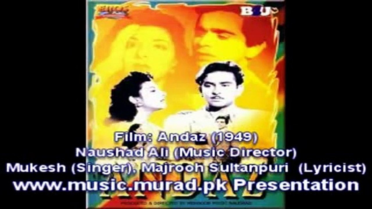 Tu kahe agar jeevan bhar violin instrumental mukesh andaz 1949 naushad ali