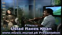 Violin Instrumental by Ustad Raees Khan Yeh saman mouj ka karwan Mala Masood