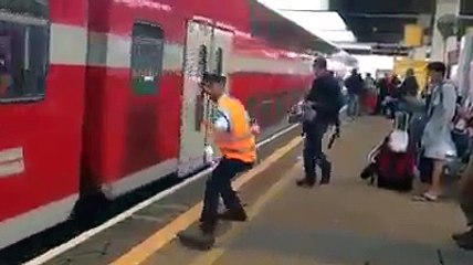 This man really loves his job