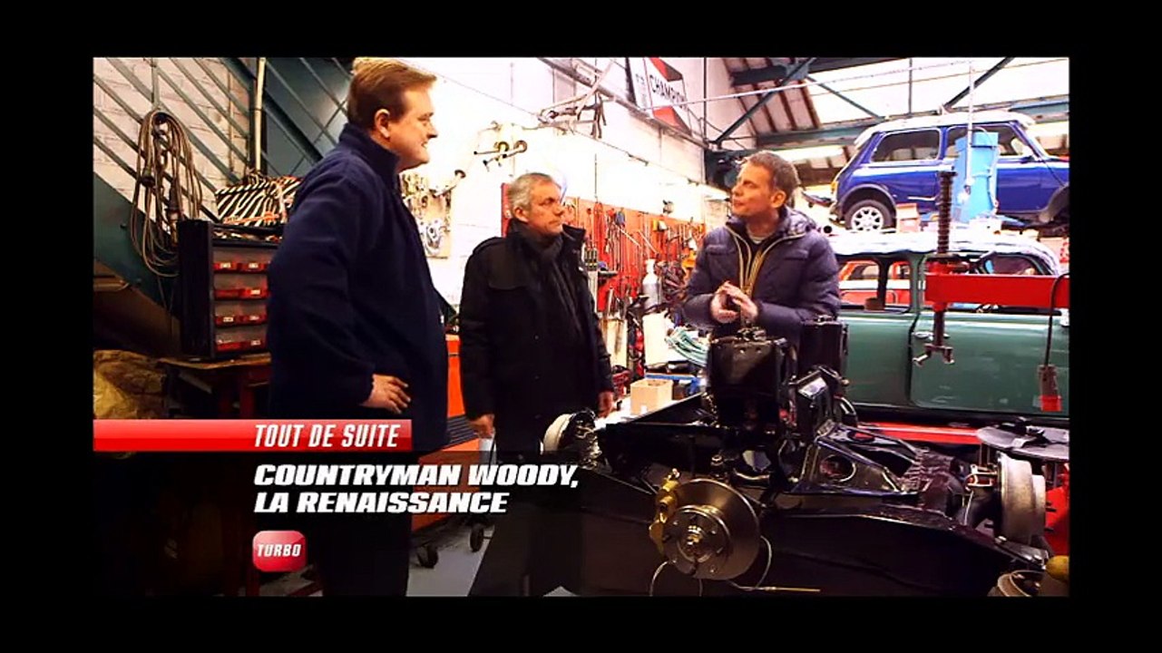 Anciennes : restauration du Countryman Woody (Emission Turbo du 01/02/2015)