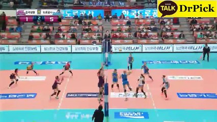 【pink spiders-hi pass】 South Korea Women's Volleyball