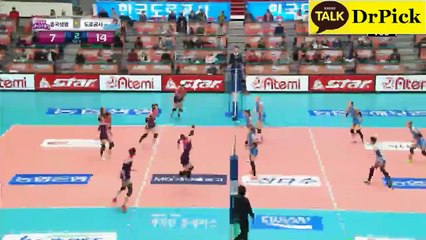 【pink spiders-hi pass】 South Korea Women's Volleyball