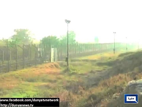 Dunya news- Unprovoked firing at Working Boundary, India violates ceasefire again