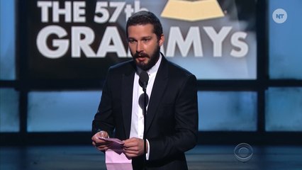 Shia Labeouf Reads A Poem To Intro Sia