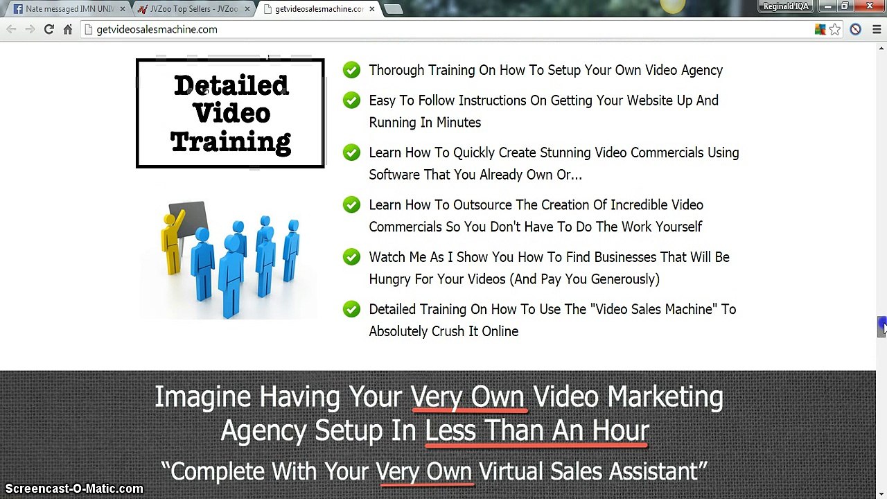 Video Sales Machine Review ($97 Bonus & 1 On 1 Coaching Included)